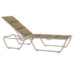 Tropitone Millennia Padded Sling Armless Chaise Lounge - 220432PS