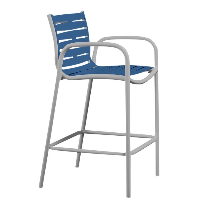 Tropitone Millennia EZ Span Ribbon Stationary Bar Stool - 9526RB