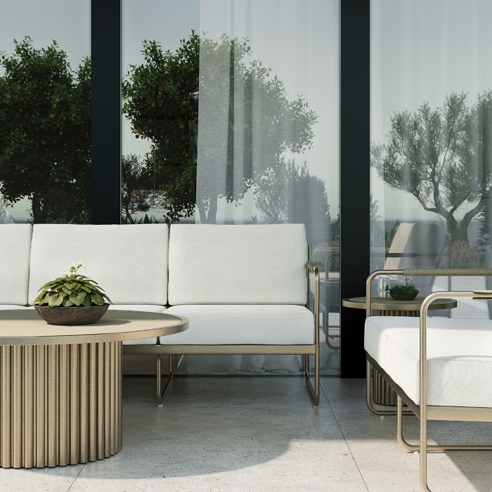 Mirage Love Seat side