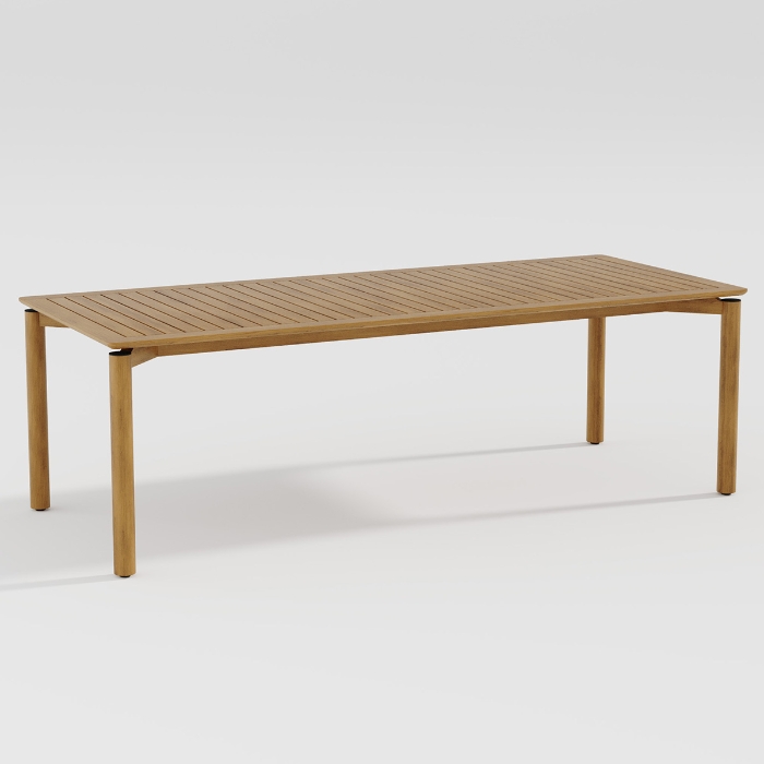 Tropitone Teak Lorca 95" x 39" Rectangular Dining Table