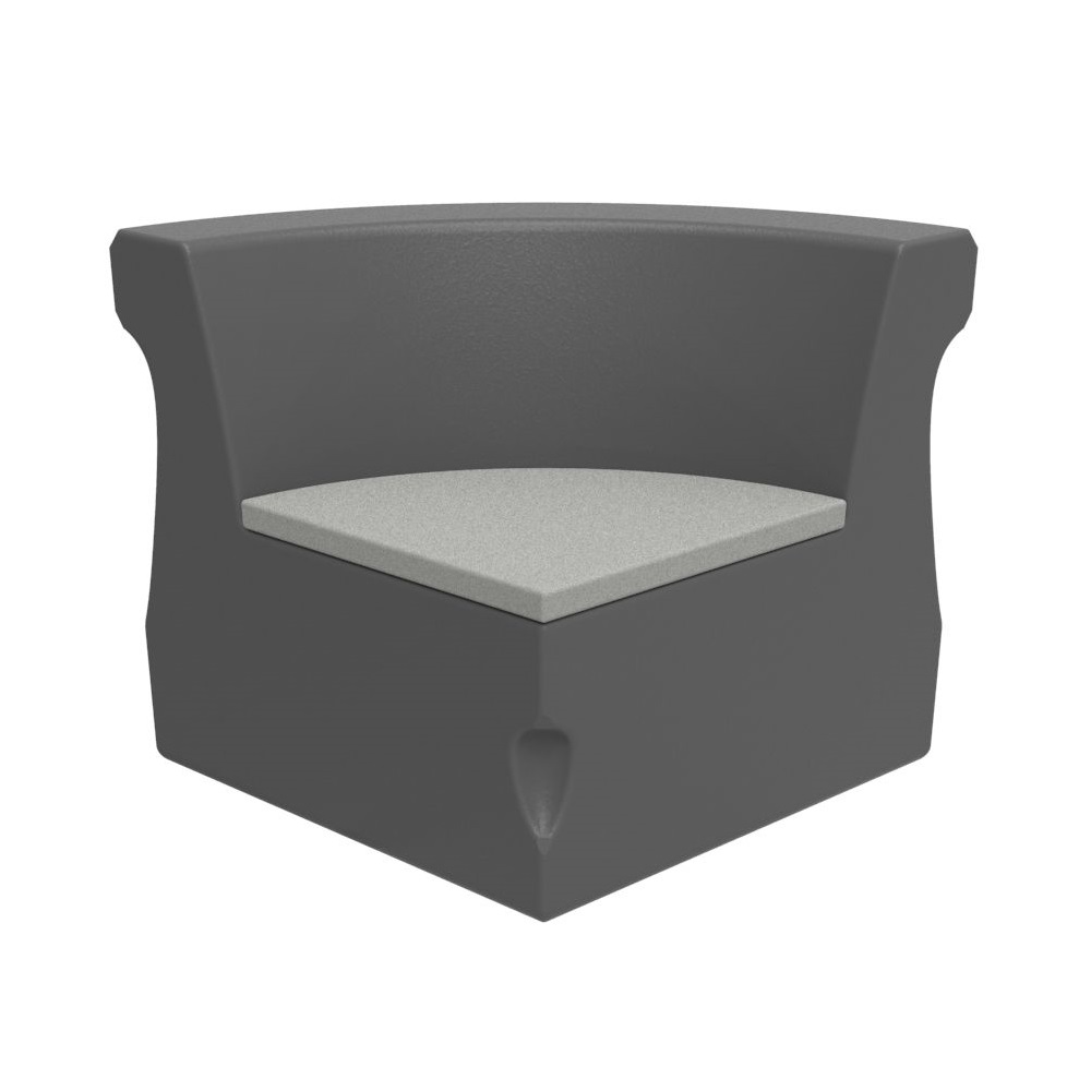 Tropitone Radius Curved Corner Module with Seat Pad - 3B181005CC