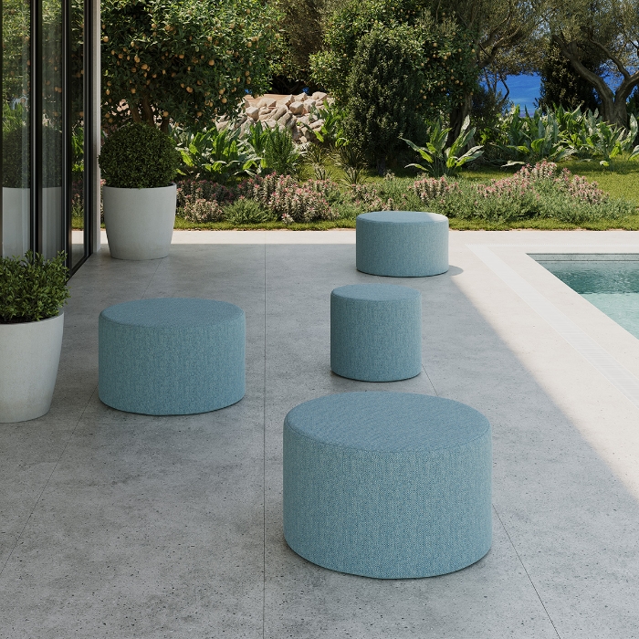 Resort Soft Seating 20" Round Stool set