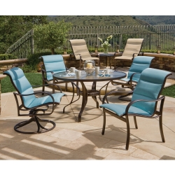 Tropitone Shoreline Padded Sling Outdoor Dining Set for 4 - TT-SHORELINE-SET1