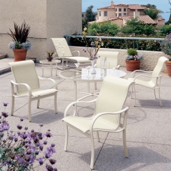 Tropitone Shoreline Sling Outdoor Dining Set for 4 - TT-SHORELINE-SET2