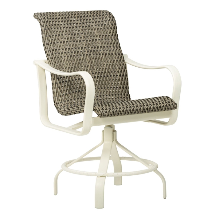 Tropitone Shoreline Woven Swivel Counter Stool - 961727WS-25