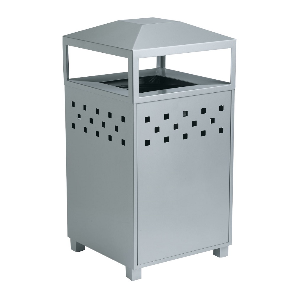 Tropitone Boulevard Waste Receptacle with Hood - 990589B-NA