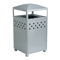 Tropitone Boulevard Waste Receptacle with Hood - 990589B-NA