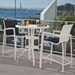 Tropitone South Beach Padded Sling Outdoor Bar Set for 2 - 3600