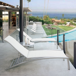 Tropitone South Beach Sling Outdoor Chaise Lounge Set - TT-SOUTHBEACH-SET11