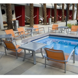 Tropitone South Beach Sling Outdoor Spa Chair Set - TT-SOUTHBEACH-SET14