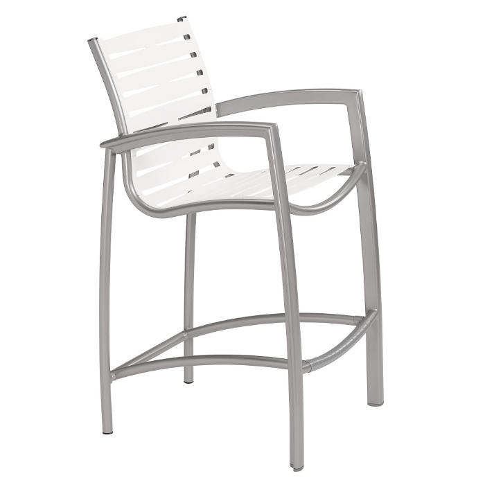 Tropitone South Beach EZ Span Ribbon Stationary Bar Stool - 230526RB