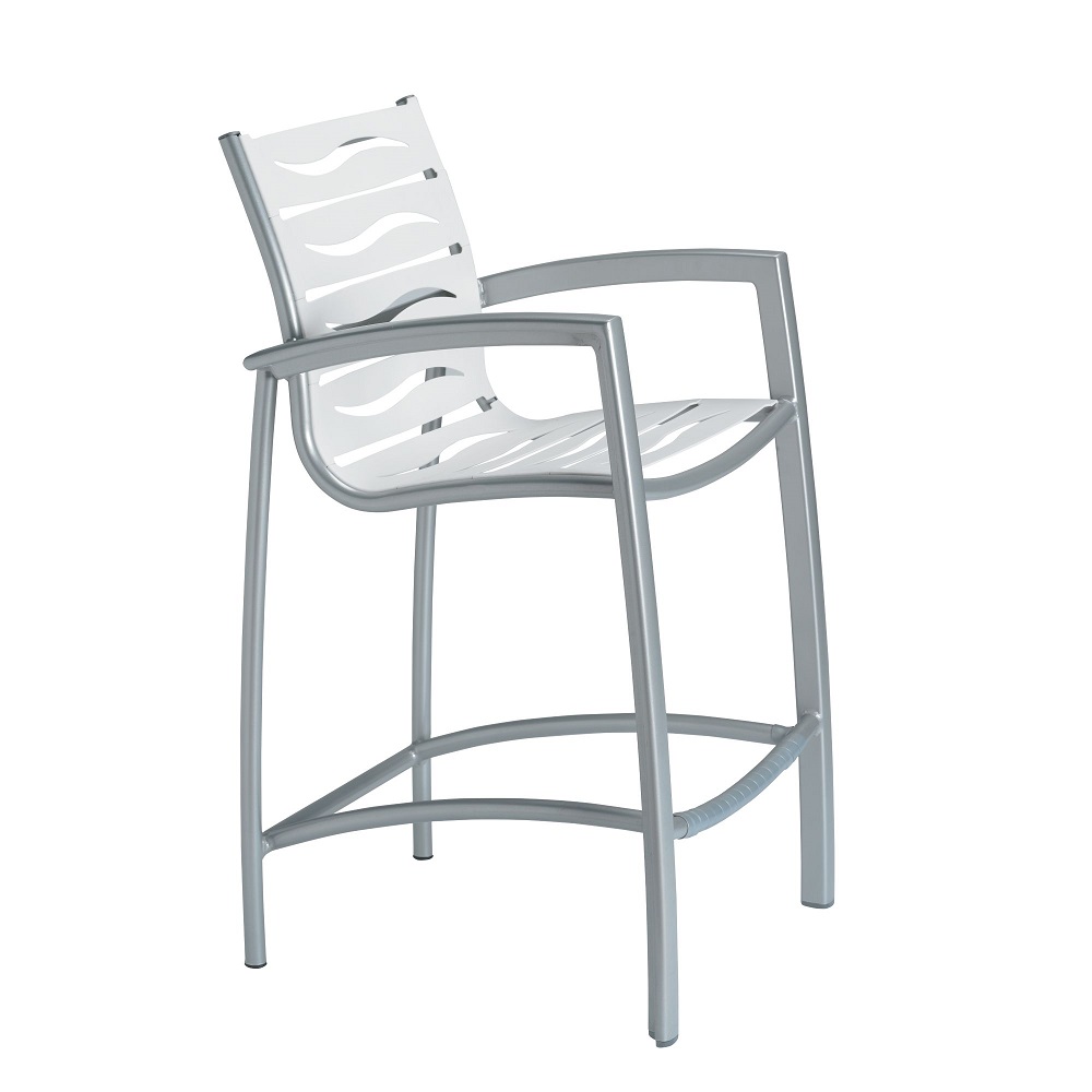 Tropitone South Beach EZ Span Wave Stationary Bar Stool - 230526WV