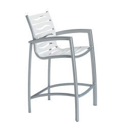 Tropitone South Beach EZ Span Wave Stationary Bar Stool - 230526WV