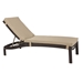 Tropitone Vela Woven Armless Chaise Lounge with Pad - 32173305WS