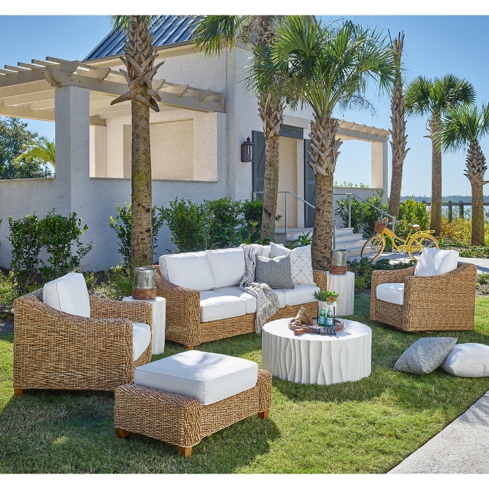 Universal Coastal Living Laconia Ottoman set