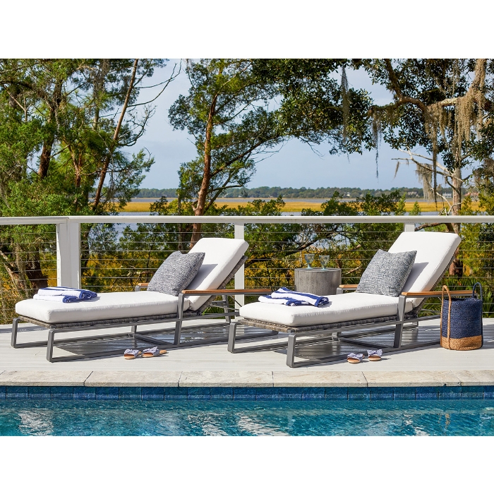 Universal San Clemente Chaise Lounge Set for 2 - UN-SANCLEMENTE-SET5