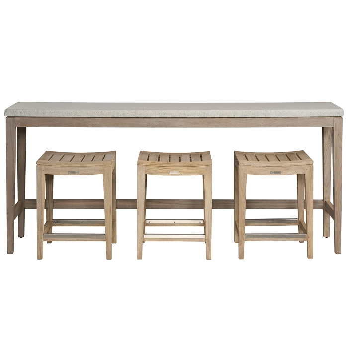 Saratoga Counter Stool Set with Console Table