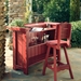 Uwharrie Chair Companion Outdoor Bar w/ Stool Set - UW-COMPANION-SET1