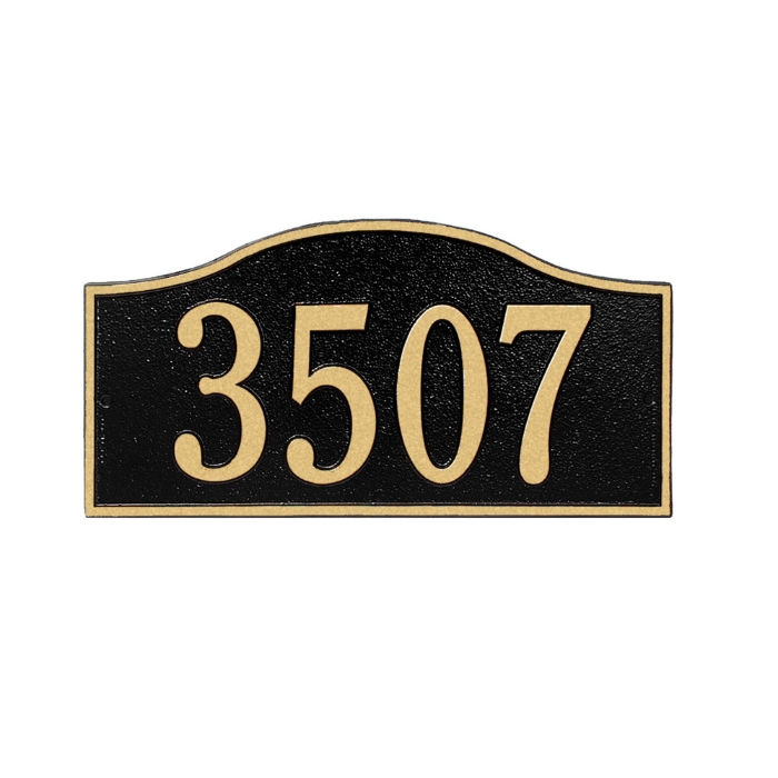 Rolling Hills Plaques Standard Wall Address Plaque - One Line - 1120