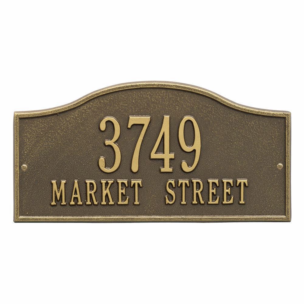 Whitehall Rolling Hills Plaques Standard Wall Address Plaque - Two Line