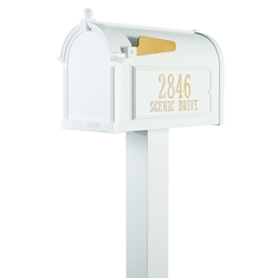 Whitehall Premium Mailbox Package in White