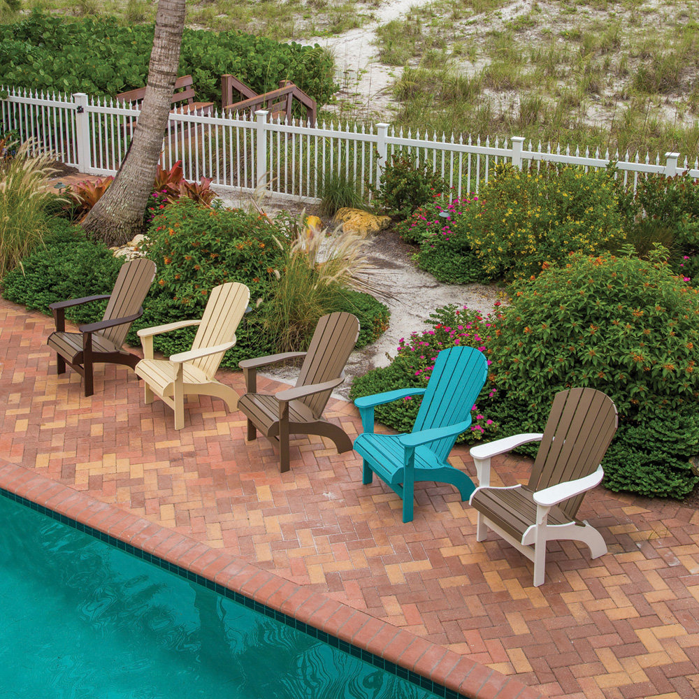 Windward Comfort Height MGP Adirondack Chair and Ottoman - Thumbnail 5