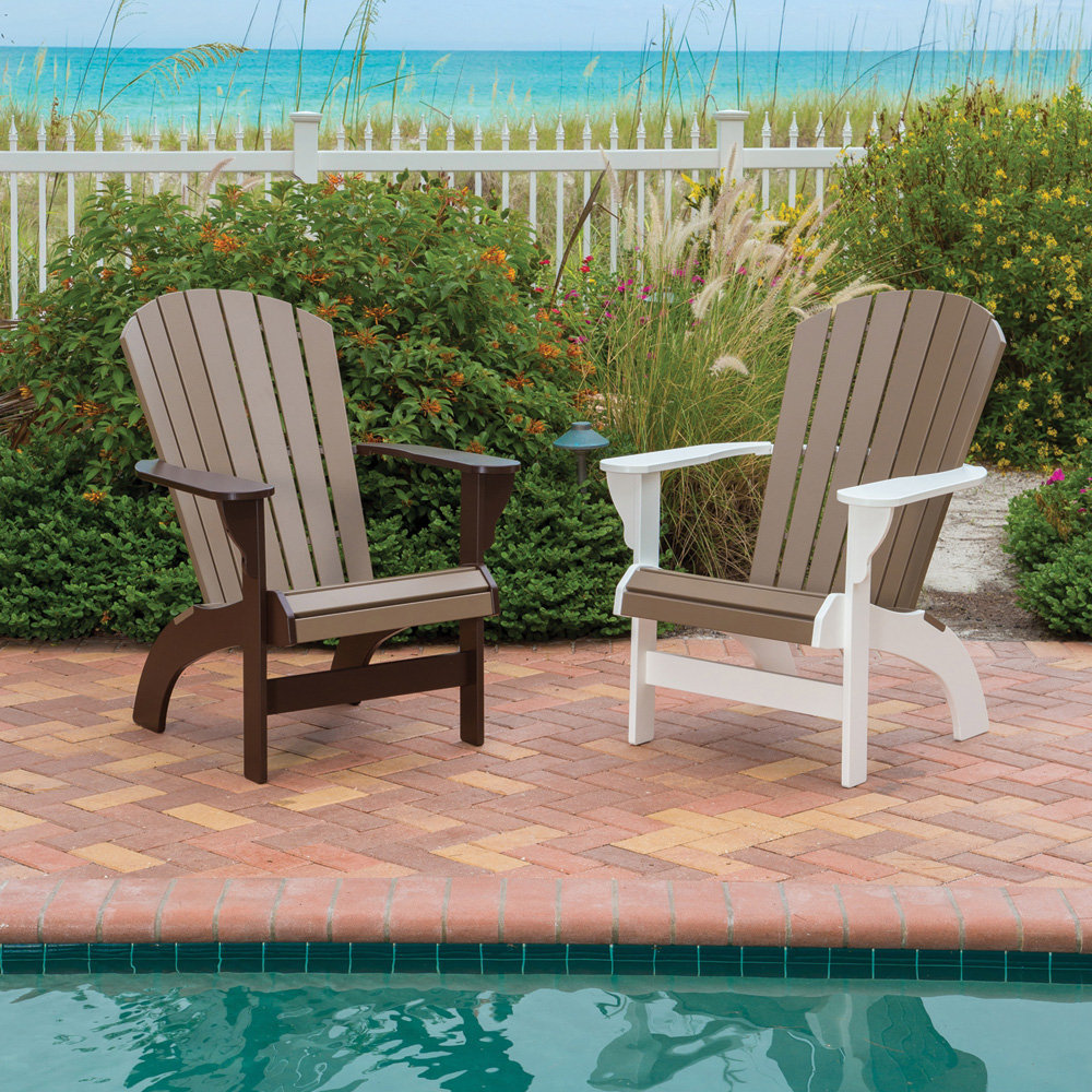 Windward Comfort Height MGP Adirondack Chair and Ottoman - Thumbnail 4