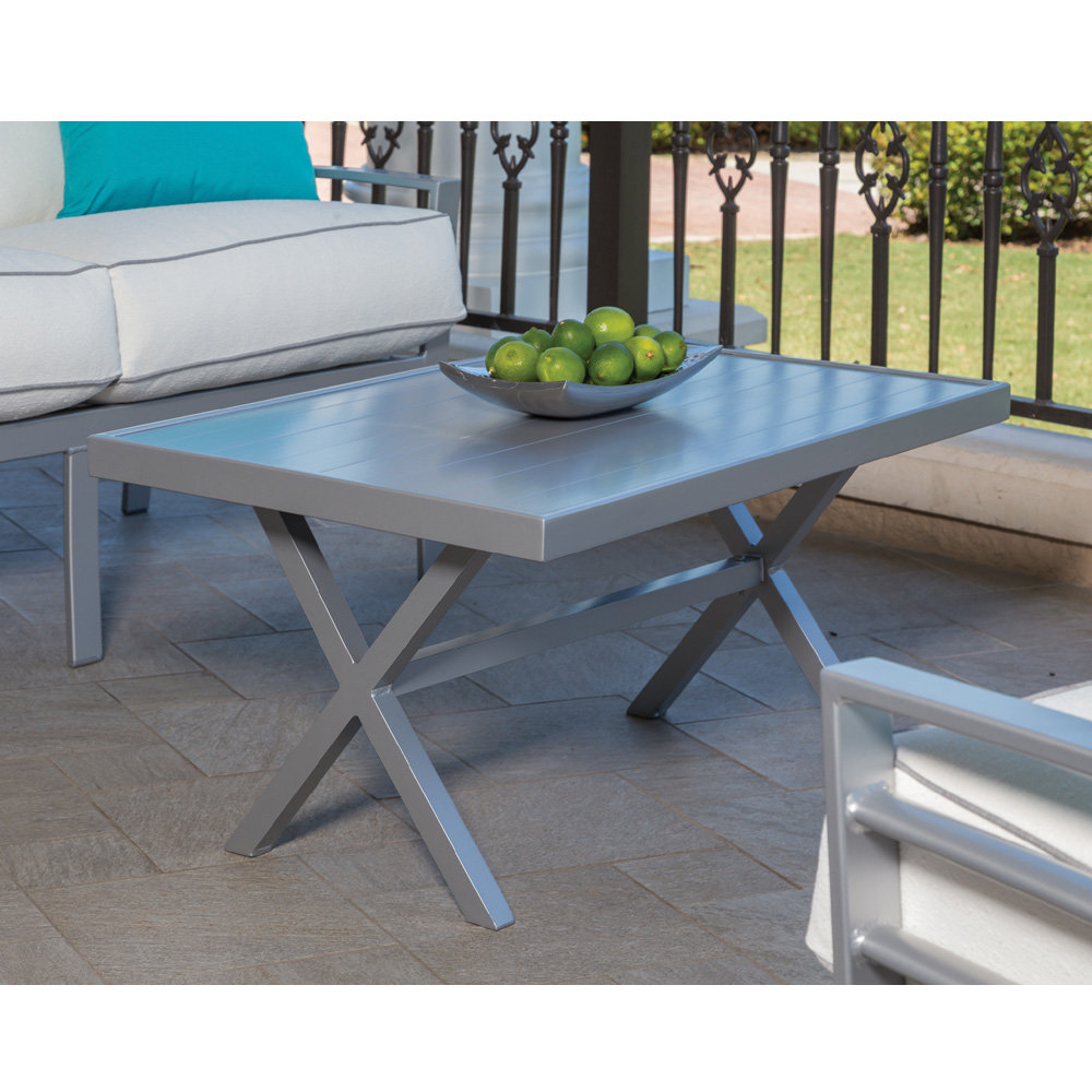Windward coffee table base detail