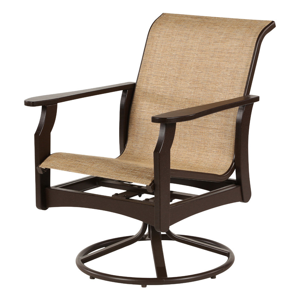 Windward Covina MGP Sling Dining Swivel Rocker - Thumbnail 4