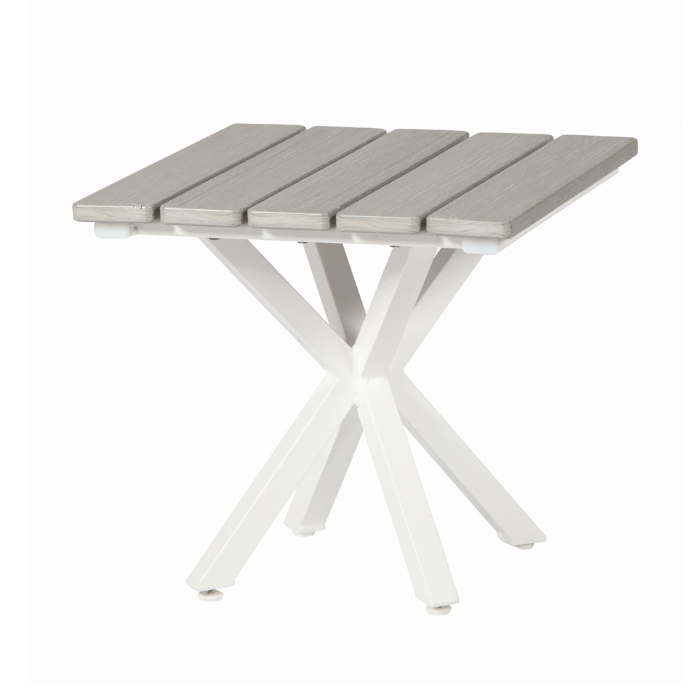 slat top end table
