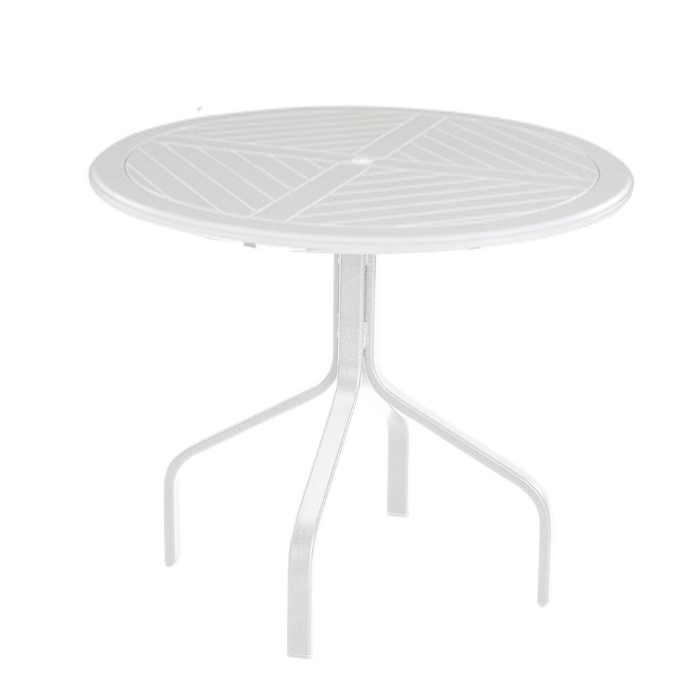 slat top traditional dining set
