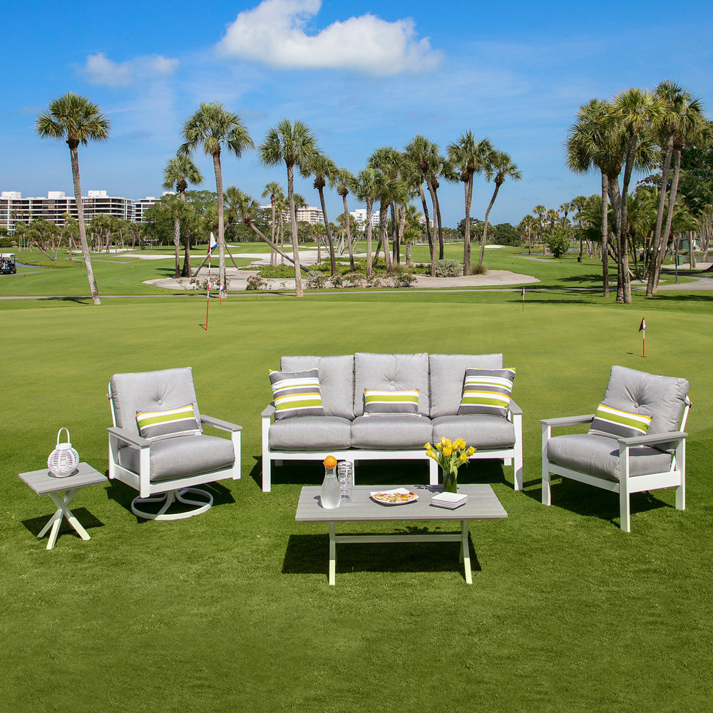Deep seating outdoor lounge sets