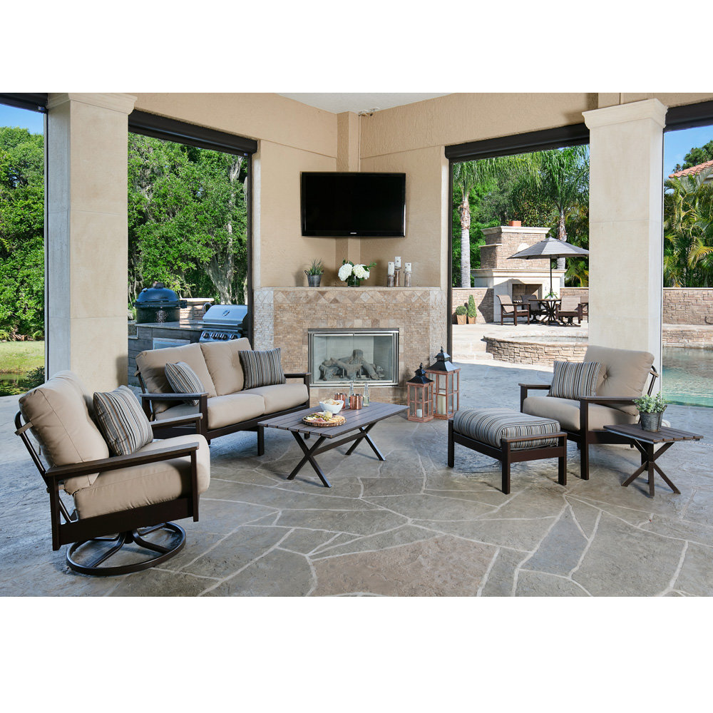Windward Kingston MGP Loveseat and Lounge Chair Outdoor Furniture Set - WW-KINGSTON-SET2