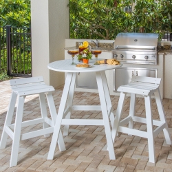 Windward Kingston MGP Bistro Outdoor Set for 2 - WW-KINGSTON-SET8