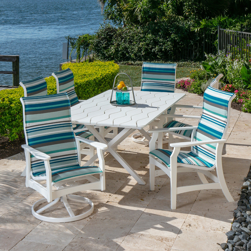 Windward dining table with MGP top