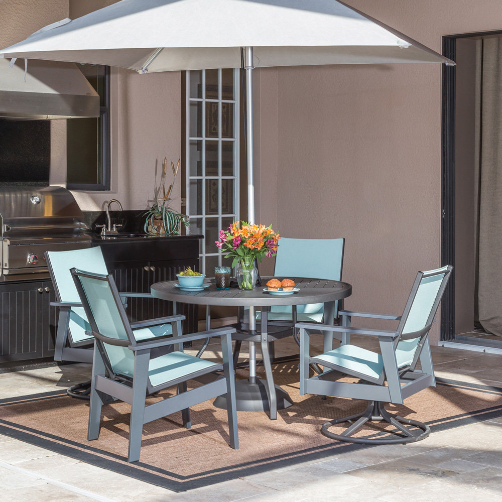 Windward Sienna MGP Sling Outdoor Dining Set for 4 - WW-SIENNA-SET1
