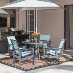 Windward Sienna MGP Sling Outdoor Dining Set for 4 - WW-SIENNA-SET1