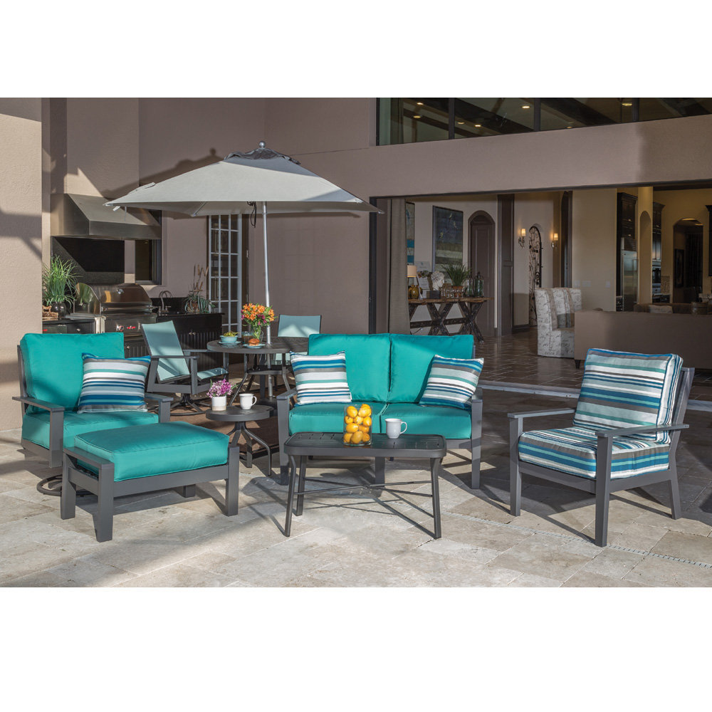 Windward Sienna MGP Deep Seating Loveseat and Lounge Chair Outdoor Furniture Set - WW-SIENNA-SET2