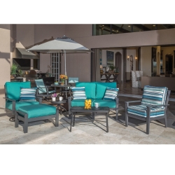 Windward Sienna MGP Deep Seating Loveseat and Lounge Chair Outdoor Furniture Set - WW-SIENNA-SET2