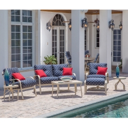 Windward Sonata Deep Seating Love Seat and Lounge Chair Patio Set - WW-SONATA-SET2