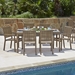All Weather Wicker Miami Rectangular Dining Table - S601702