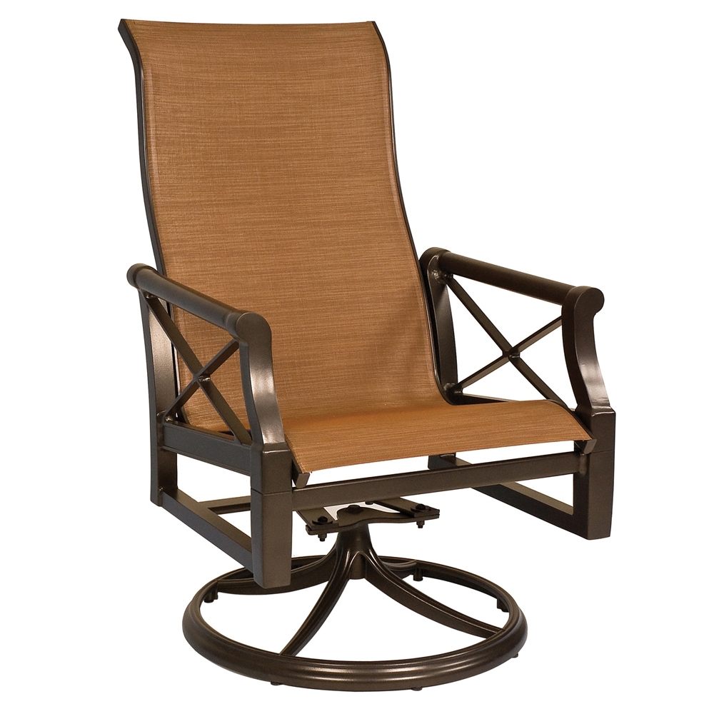 Woodard Andover Sling High Back Swivel Rocker - 3Q0466