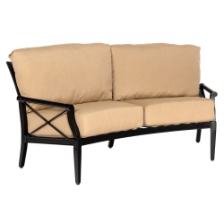 Woodard Andover Cushion Crescent Loveseat - 510463