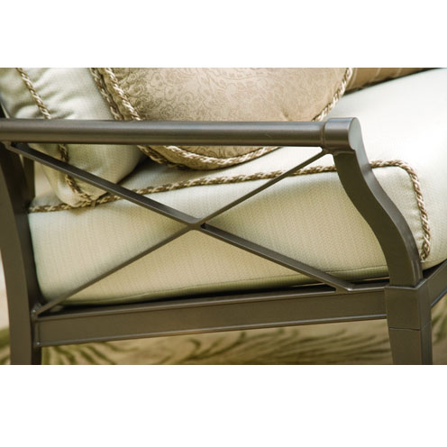 Andover Cushion Crescent Loveseat - 510463