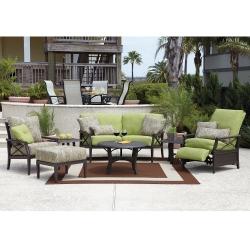 Woodard Andover Cushion 7 Piece Patio Set
