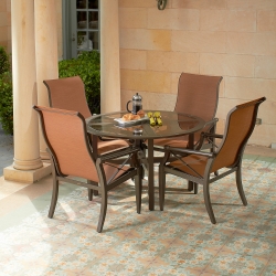 Woodard Andover Sling 5 Piece Patio Dining Set - WD-ANDOVERSLING-SET1