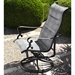 Avondale Padded Sling Swivel Dining Arm Chairs