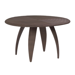 Woodard Bali 48 Inch Round Woven Top Dining Table - S533702
