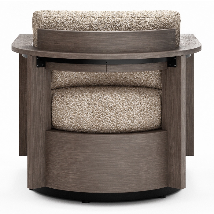 Beau Swivel Lounge Chair back view