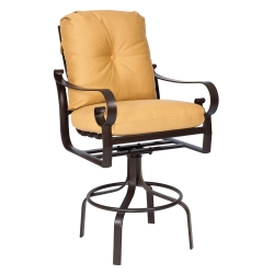 Woodard Belden Cushion Swivel Bar Stool - 690468